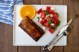 226 g Cedar Planked Atlantic Salmon- Applewood with Orange & Ginger /Saumon de l'Atlantique à la plancha- Bois De Pommier, Orange & Gingembre