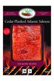 9.7 oz Cedar Planked Atlantic Salmon - Hickory Maple